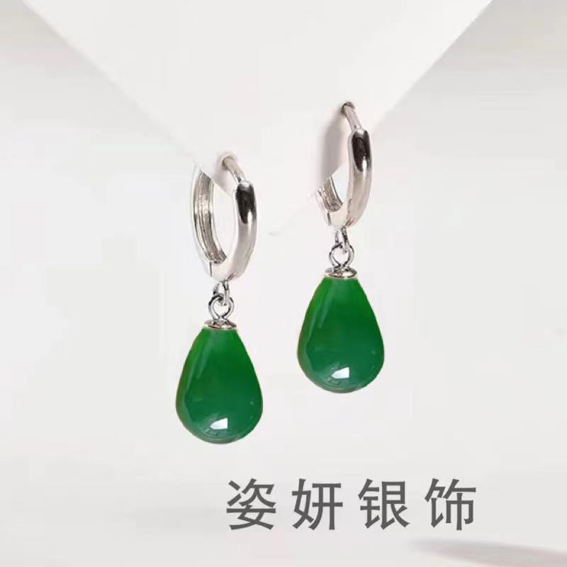 足银耳饰 银耳环新款耳环轻奢高级感简约百搭防过敏耳环气质耳坠