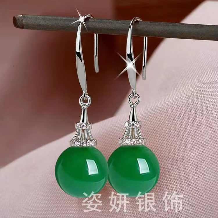 足银耳饰 轻奢耳环2025年火爆款高级感气质纯银防过敏耳坠耳饰女