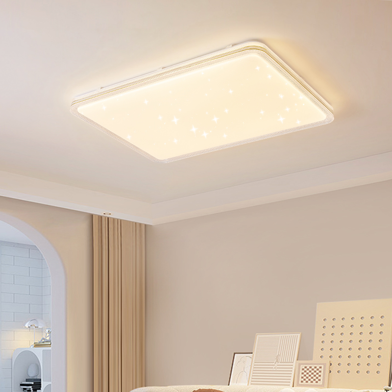 吸顶灯客厅灯现代简约时尚led大灯主卧室房间星光轻奢风主灯F578