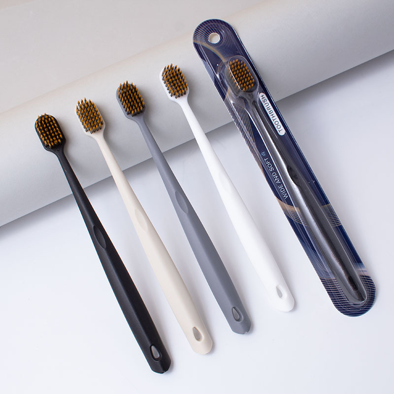 高品质家庭软毛牙刷方便携带独立包装宽头牙刷最火牙刷超软好用