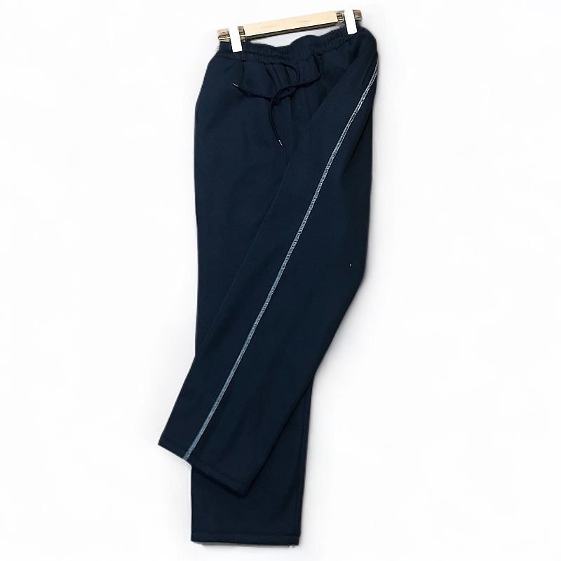 新沂三中秋冬加绒校服裤小直筒裤，速干健康布面料加绒运动裤裤子