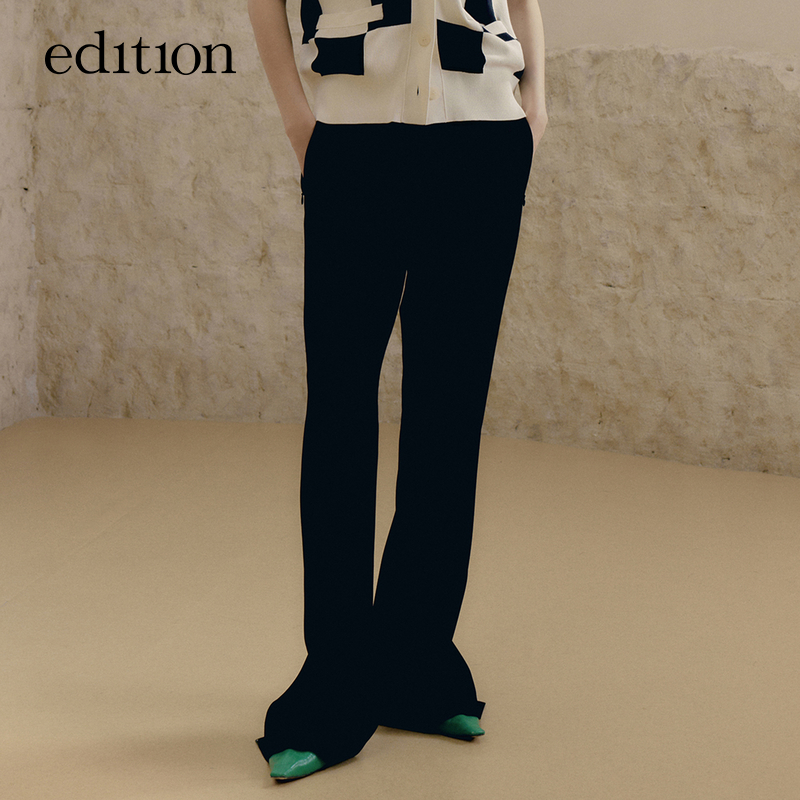 【商场同款】edition休闲裤女新款直筒裤#EBB3PAT016