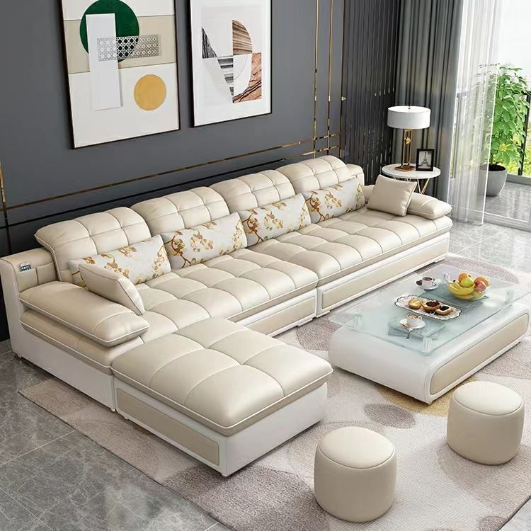 【小扬哥推荐】现代欧式简约布艺沙发客厅整装小户型家具科技布免洗