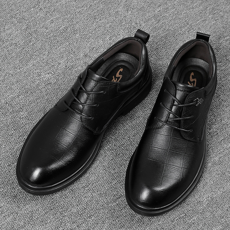 50加大码黑色男秋季48特大号真皮男鞋47商务46休闲正装软底49男士