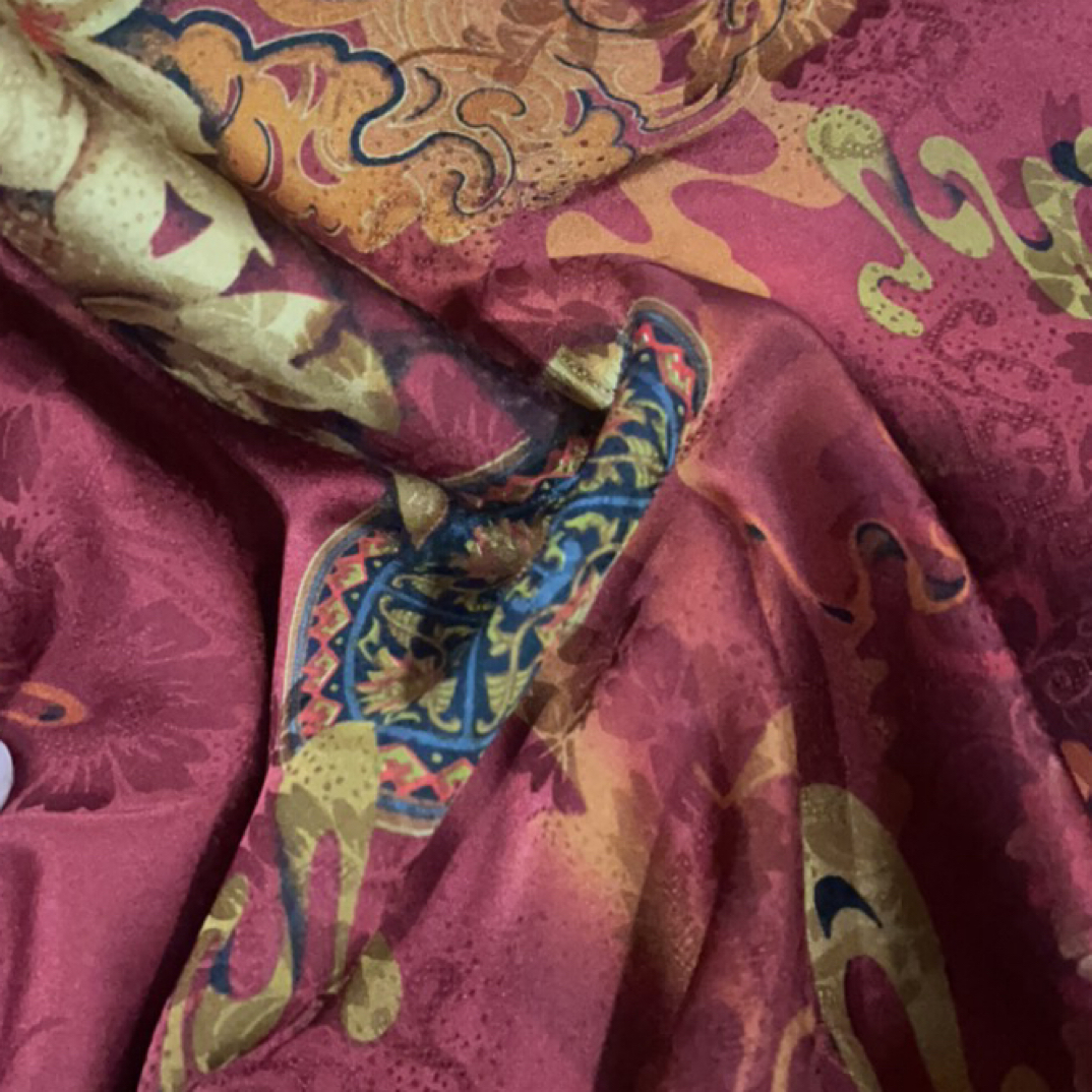 【两米包邮】高品质红透孔花萝面料【不支持退换货】