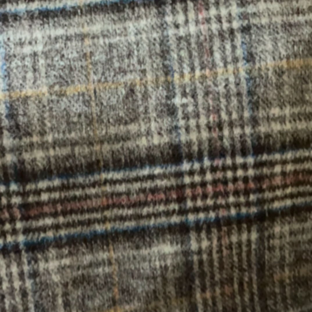 高品质新款双面羊绒格子面料布料【不支持退换货】