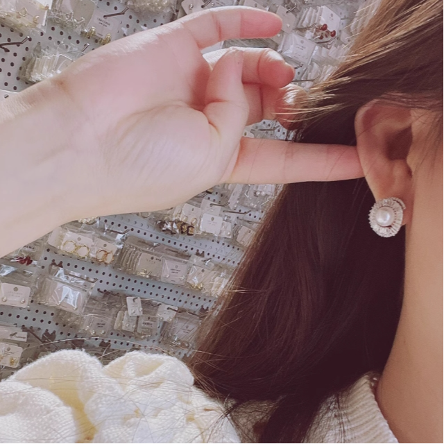 铜合金锆石耳饰 【直播间同款】053-LQM-24020耳针