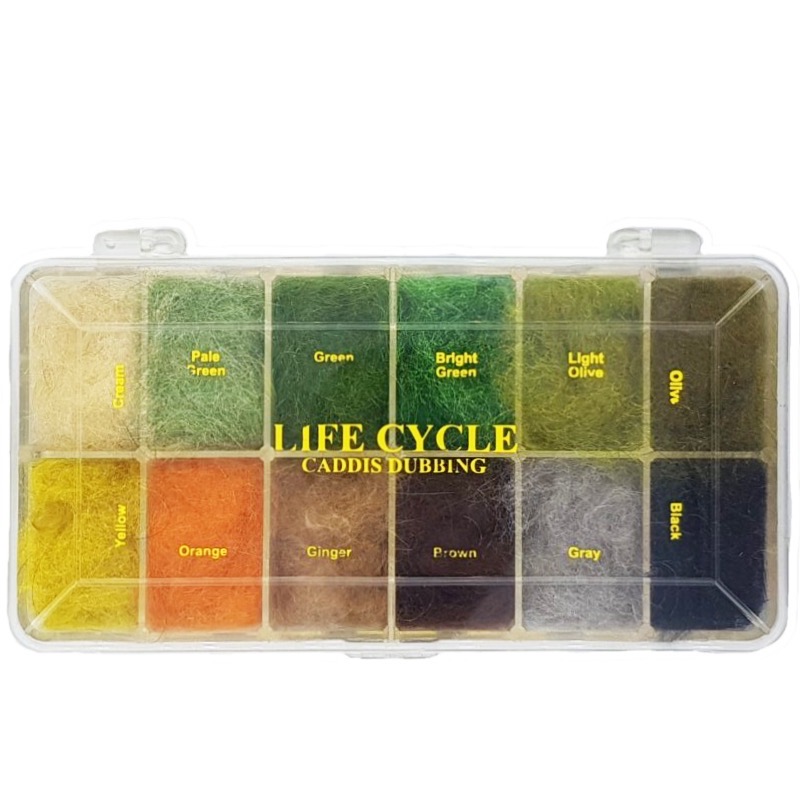 现货WAPSI若虫躯体纤维盒装若虫石蝇蜉蝣绑制材料