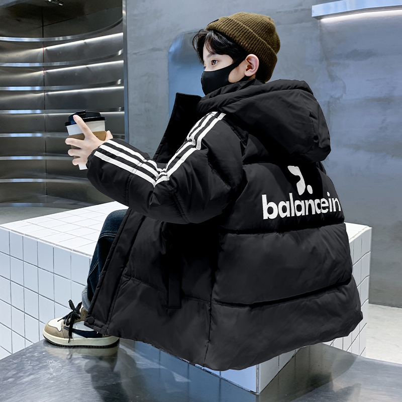 儿童装男童冬季羽绒服2024年新款棉衣冬装棉袄加厚大童秋冬款外套