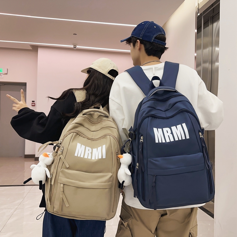双肩包背包男款双肩女款新款大容量高颜值减负初中高中大学生书包