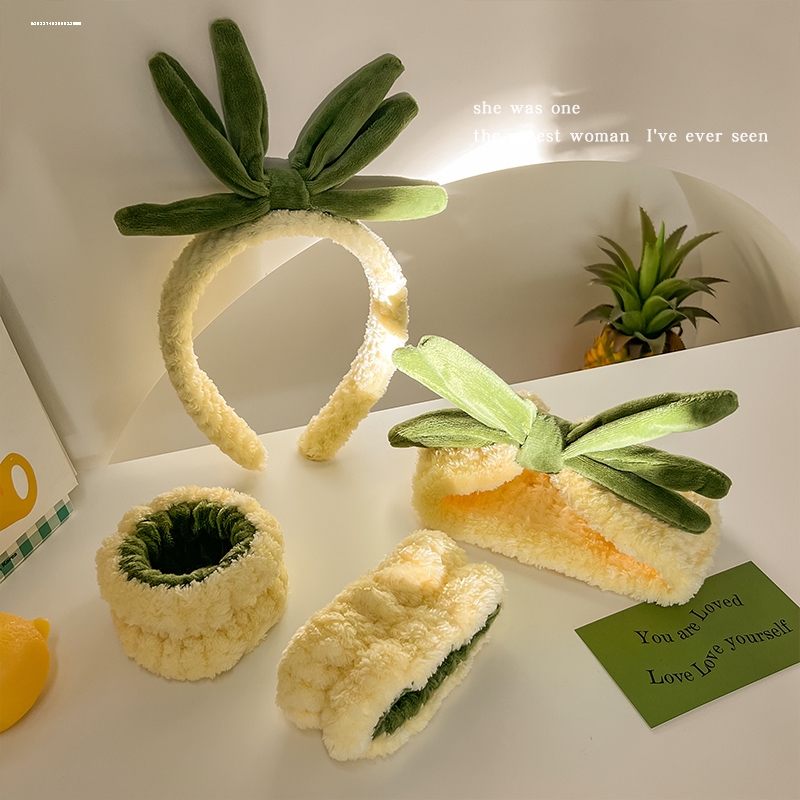 ins新款甜美水果发箍小众精致设计简约少女质感外出洗脸发饰气质