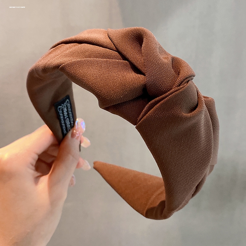 布艺打结发箍简约新款2023显白甜美气质韩系小众ins网红质感温柔