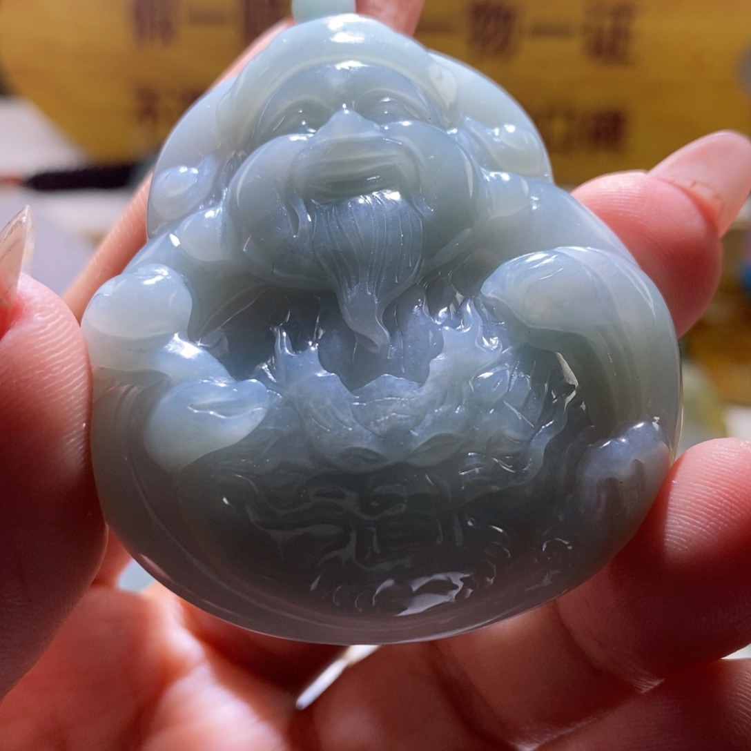 【闪购商品】翡翠颈饰未镶嵌财神