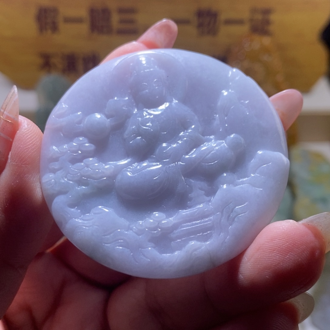【闪购商品】翡翠颈饰未镶嵌观音