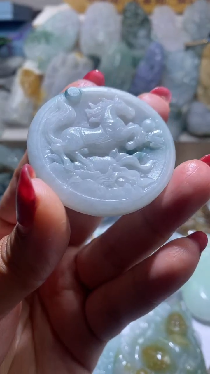 【闪购商品】定制翡翠未镶嵌马牌