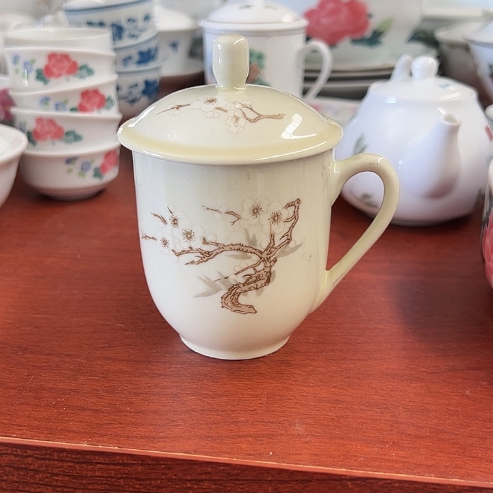 高温细白瓷微瑕国光茶杯