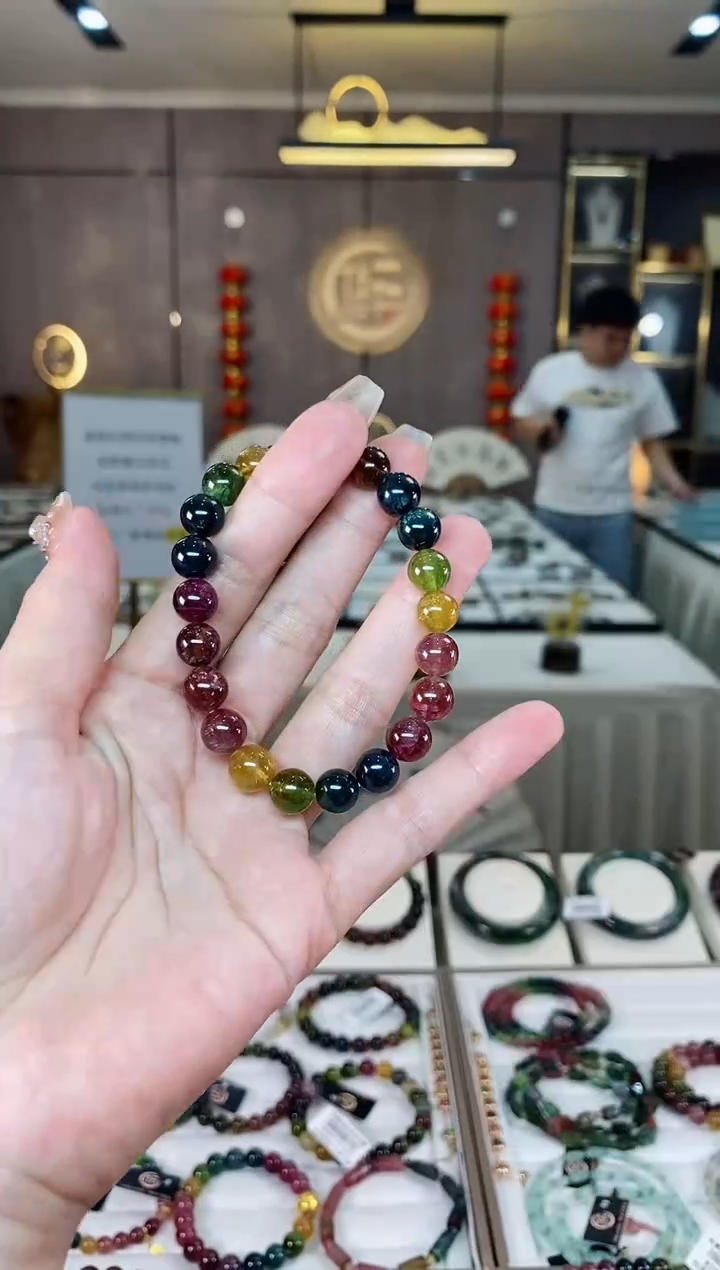 【闪购商品】碧玺单圈手串未镶嵌（多样性发一条）H