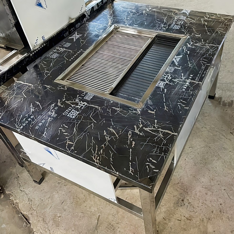 无品牌烙烤一体无烟烧烤桌