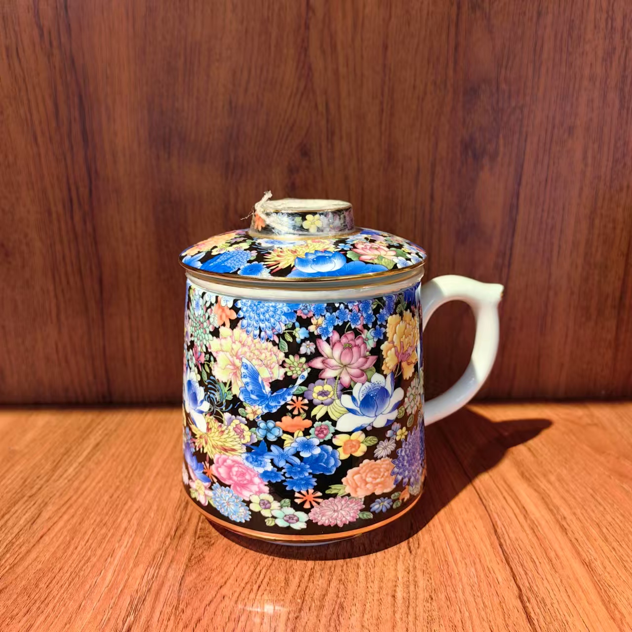 【阿佳旺姆推荐】景德镇珐琅彩万花斗彩系列茶杯