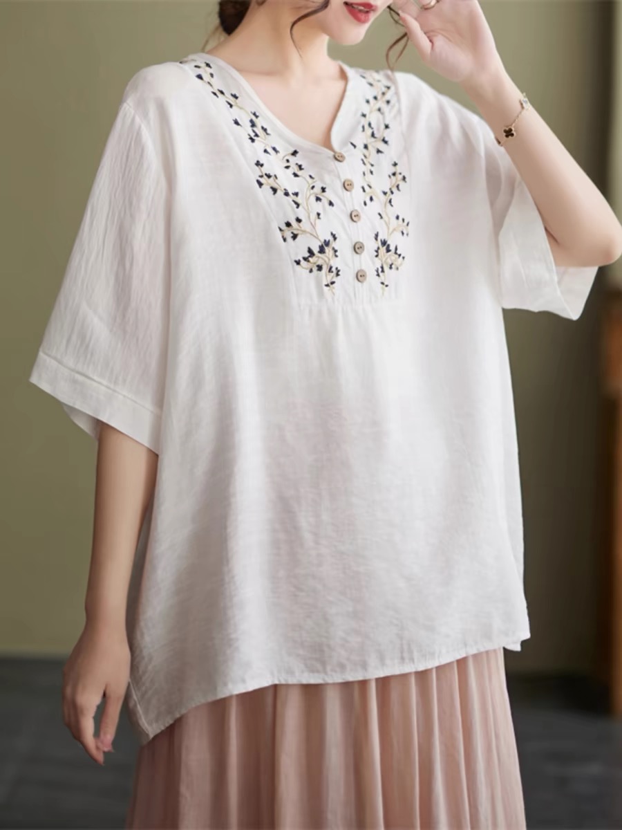 【001-200】亚麻汉麻苎麻春夏款女士休闲上衣裤子  根据编码下单