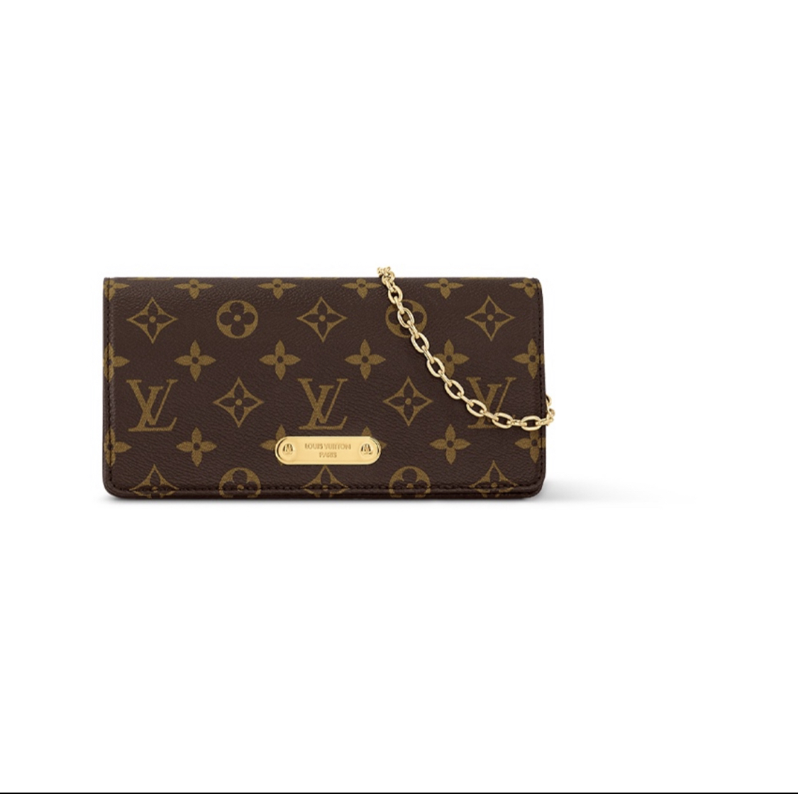 未使用 LouisVuitton/路易威登 Lily woc可拆卸链条 翻盖闭合