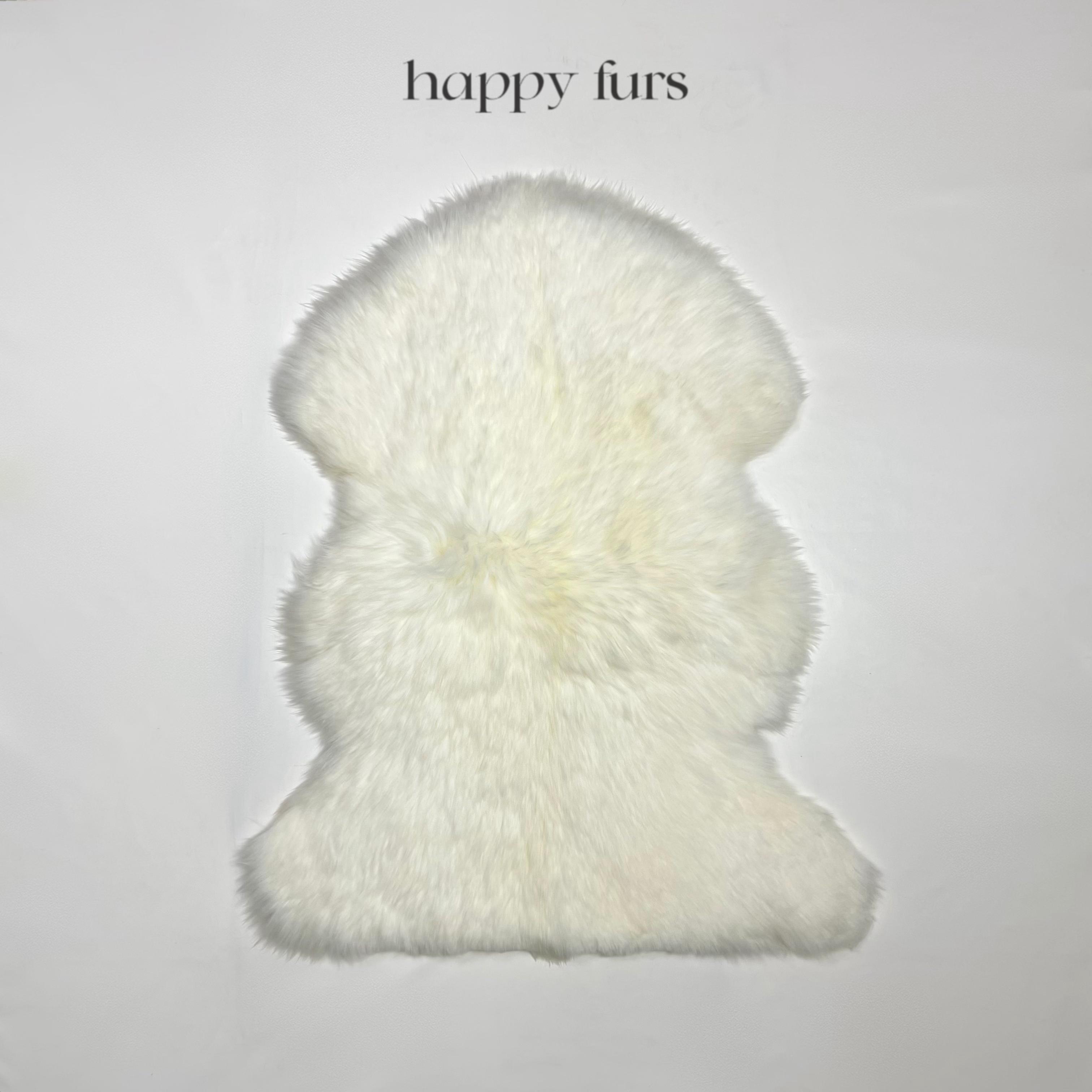 象牙白60cm*90cm新西兰单张沙发飘窗传遍地毯地垫坐垫