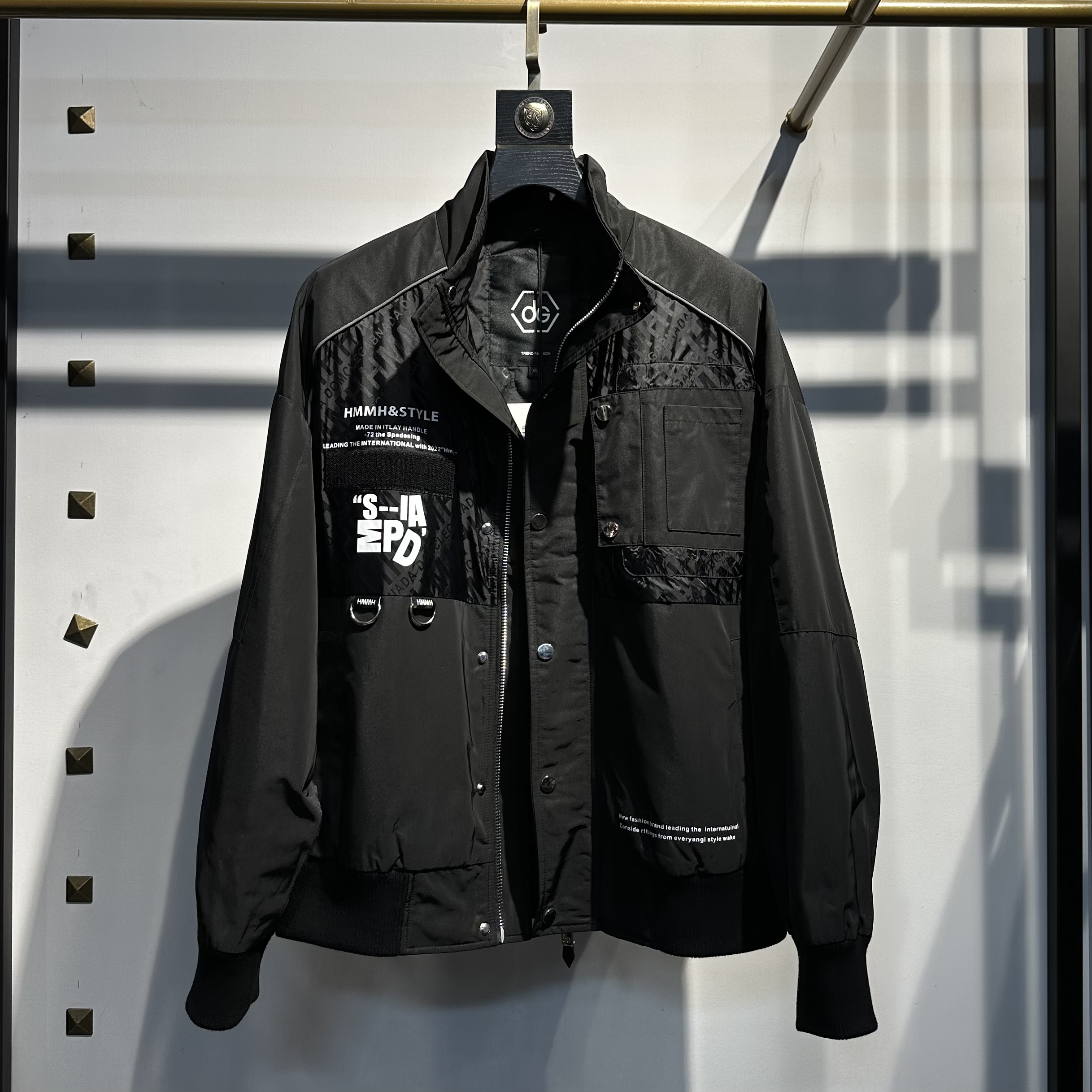 DG奢潮/设计师原创工装棉衣夹克（3327021）