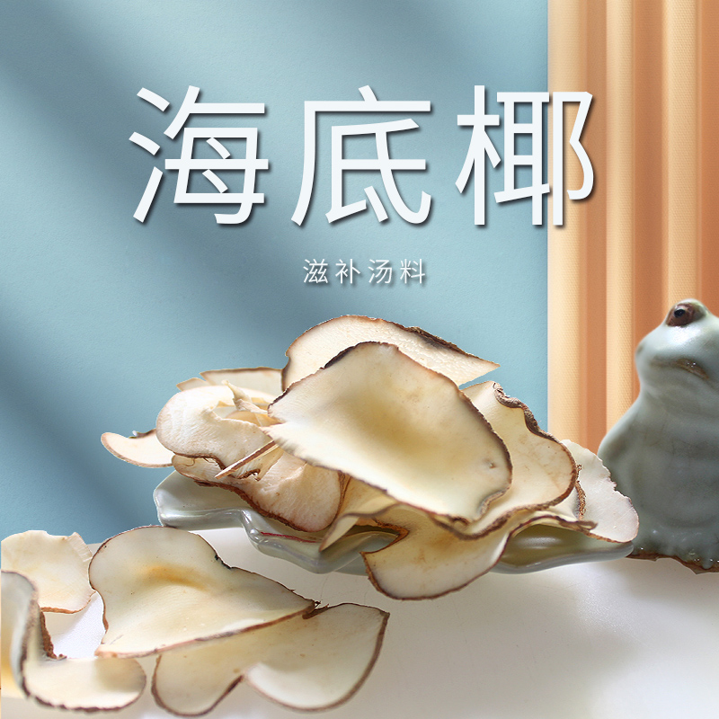 海底椰 海底椰干海底椰片干货无熏硫煲汤煮水糖水材料滋补汤料