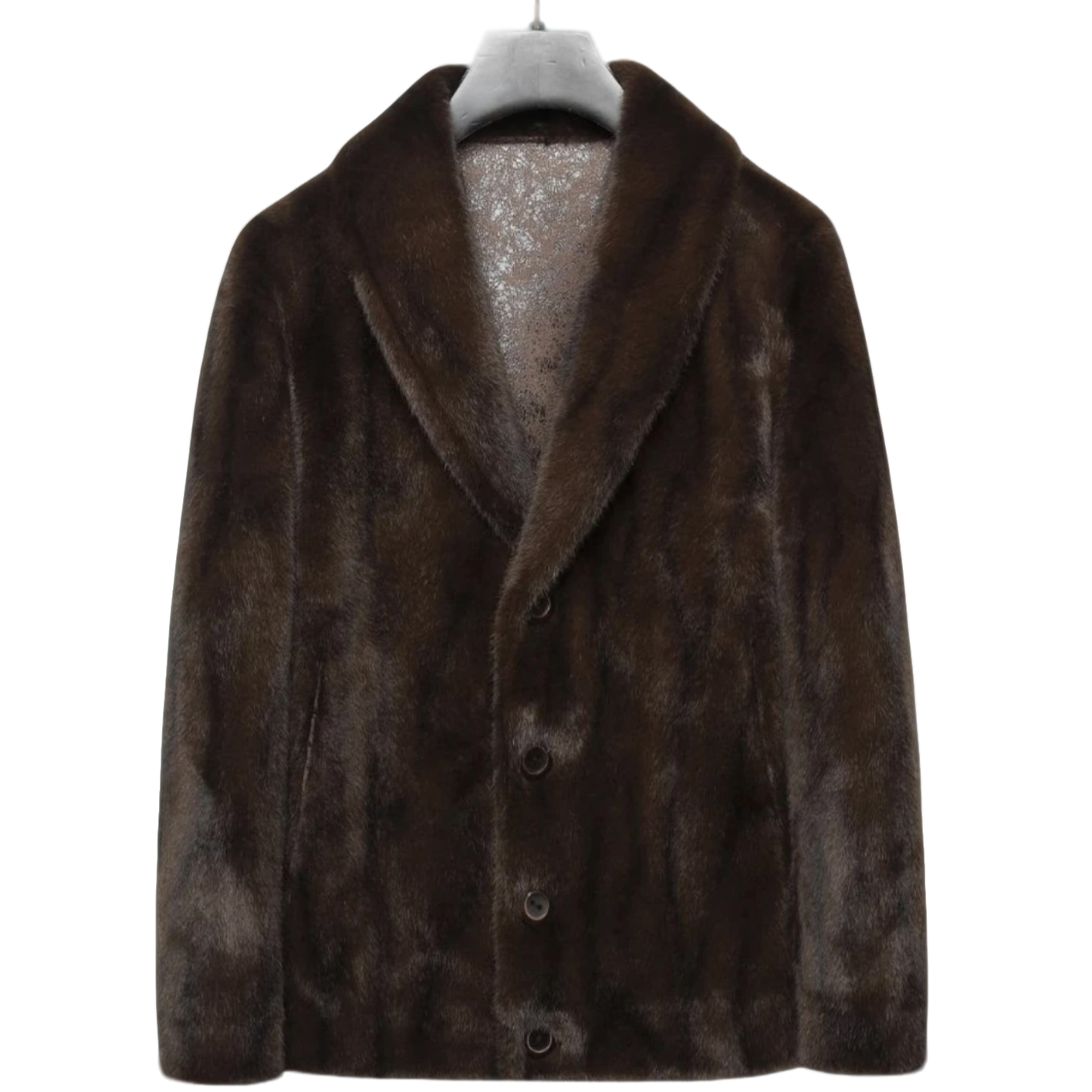 【官方严选】海宁2025新款翻领两面穿男士轻奢加厚夹克休闲男外套