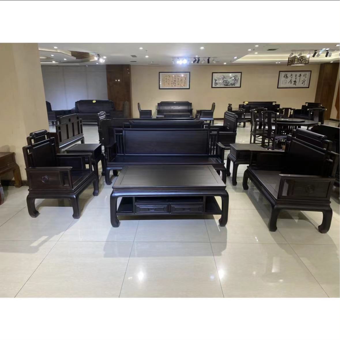 （4号沙发）沙发新中式简约古典客厅别墅家用实用成套沙发储物