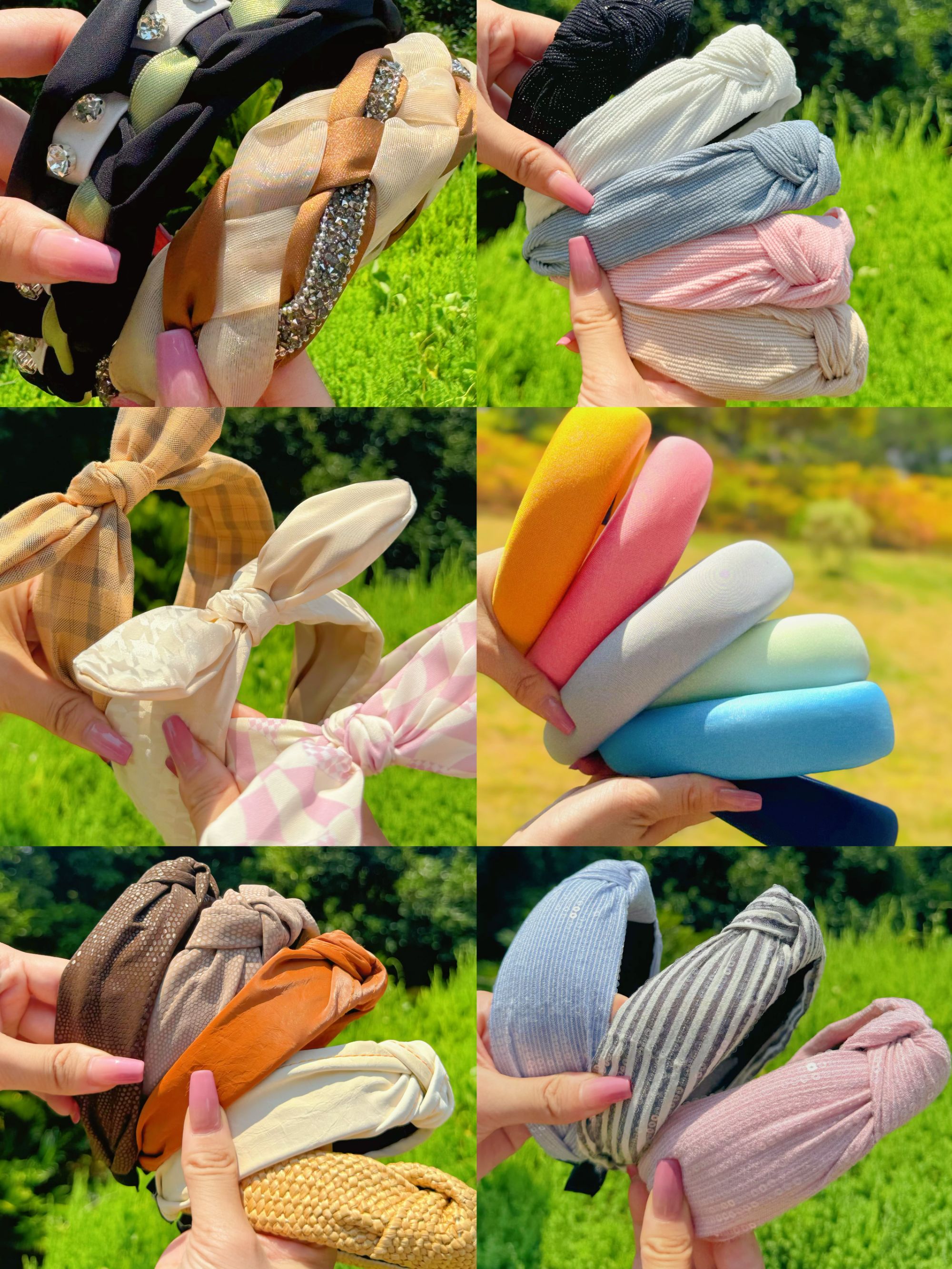 发饰/直播间扣号拍百搭发饰组合头饰纯色网红