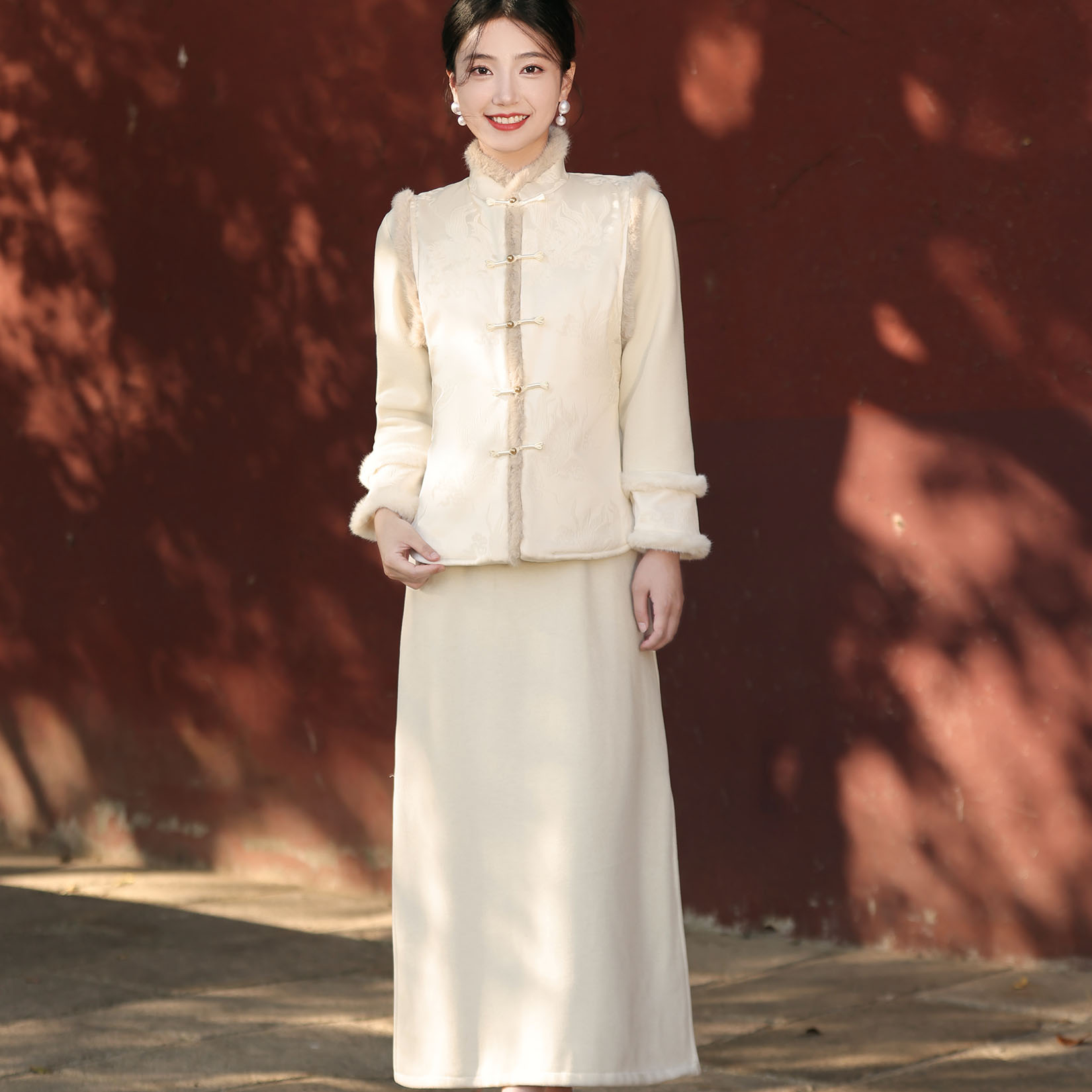 【风清余】2024秋冬款  新中式高端马甲国风 重工刺绣女背心外套