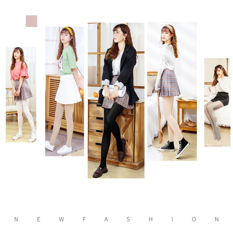 【礼品勿拍】浪莎黑色丝袜薄款防勾丝