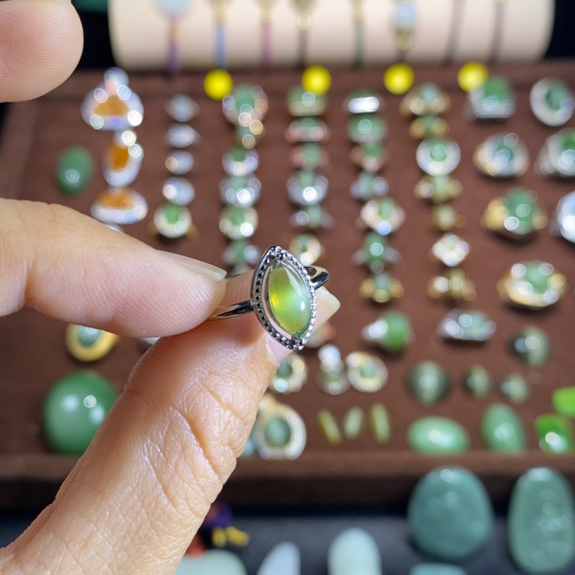 【闪购商品】和田玉戒指未镶嵌