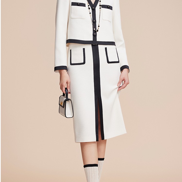 COCOON/可可尼女装半身裙法式气质小香风23308AF092067012