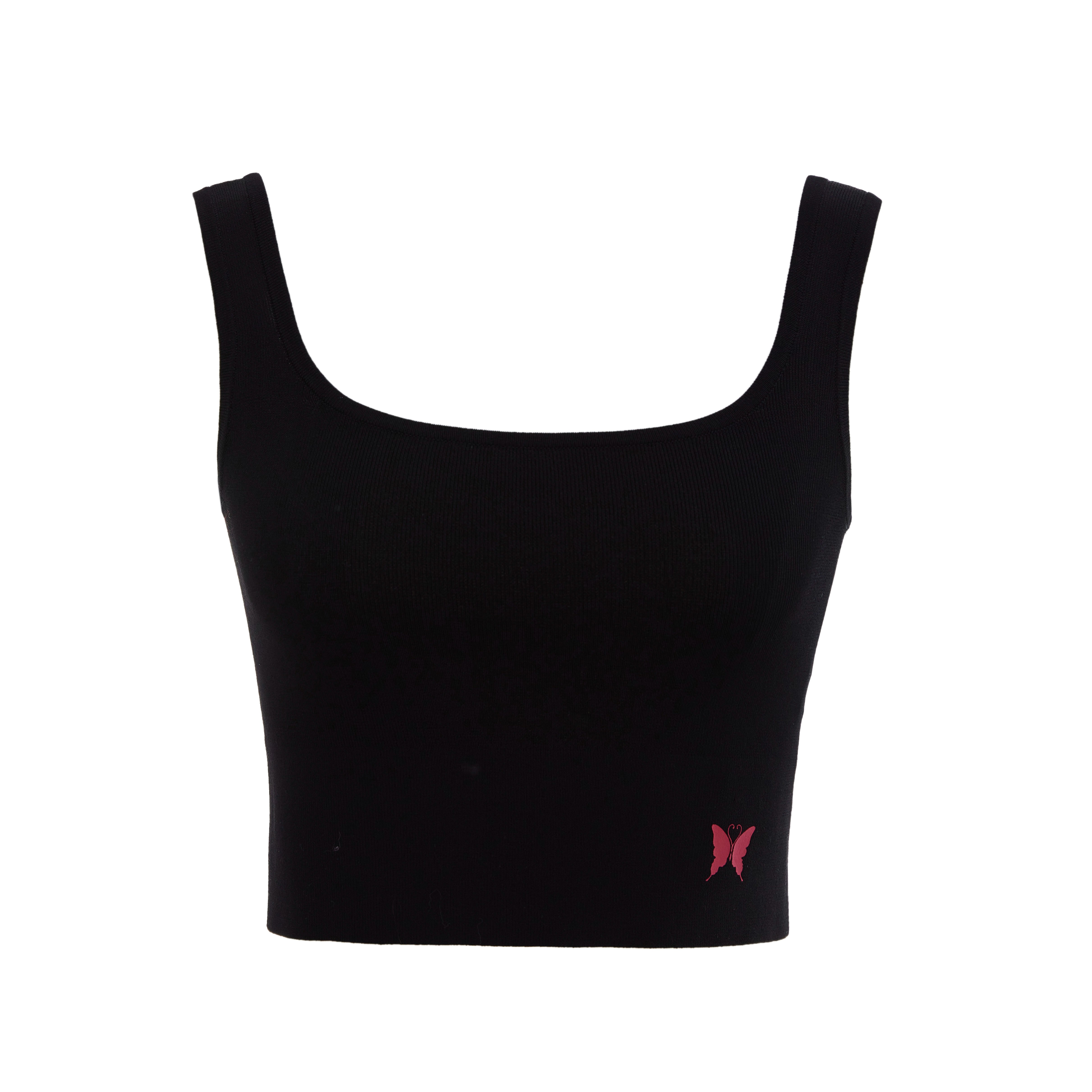 COCOON/可可尼吊带背心短款黑色修身美背瑜伽23112BC242309020