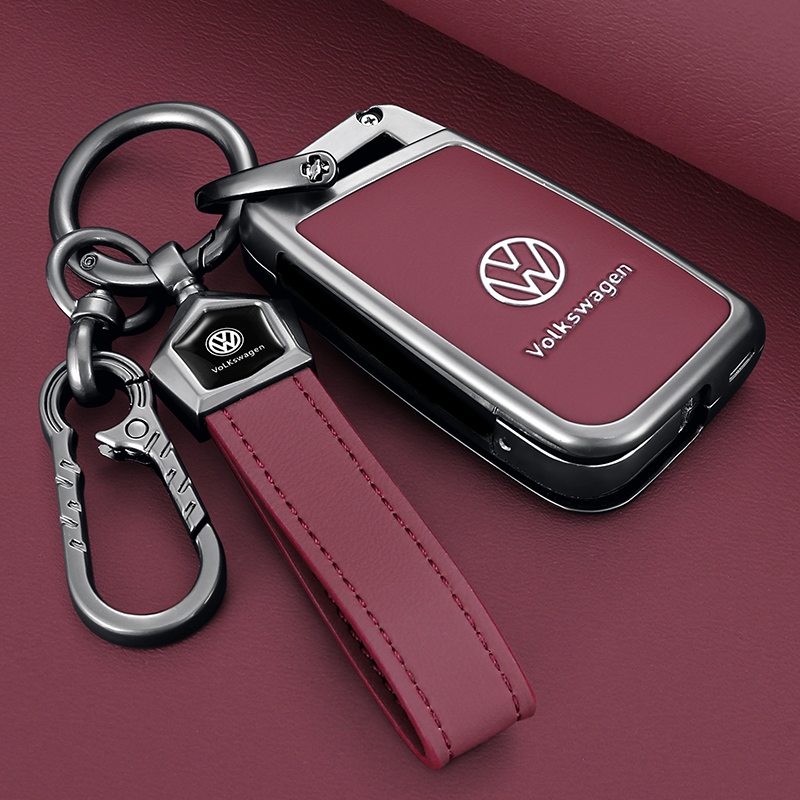 大众钥匙套迈腾帕萨特CC速腾宝来途岳探岳朗逸车途观L男探歌扣壳