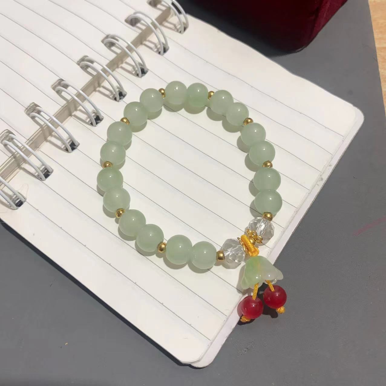 HJ-7015新人福利款青绿手串diy小仙女必备DR（颜色微色差拍一发一）