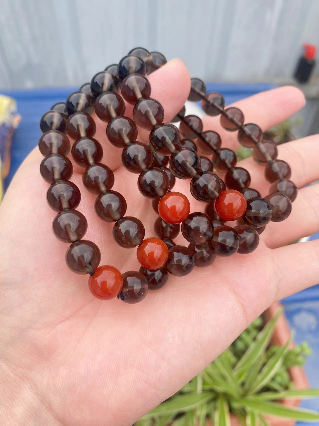 HY-4003冰曜石【鸿运当头】卡10手串（拍一发一多样性发货）