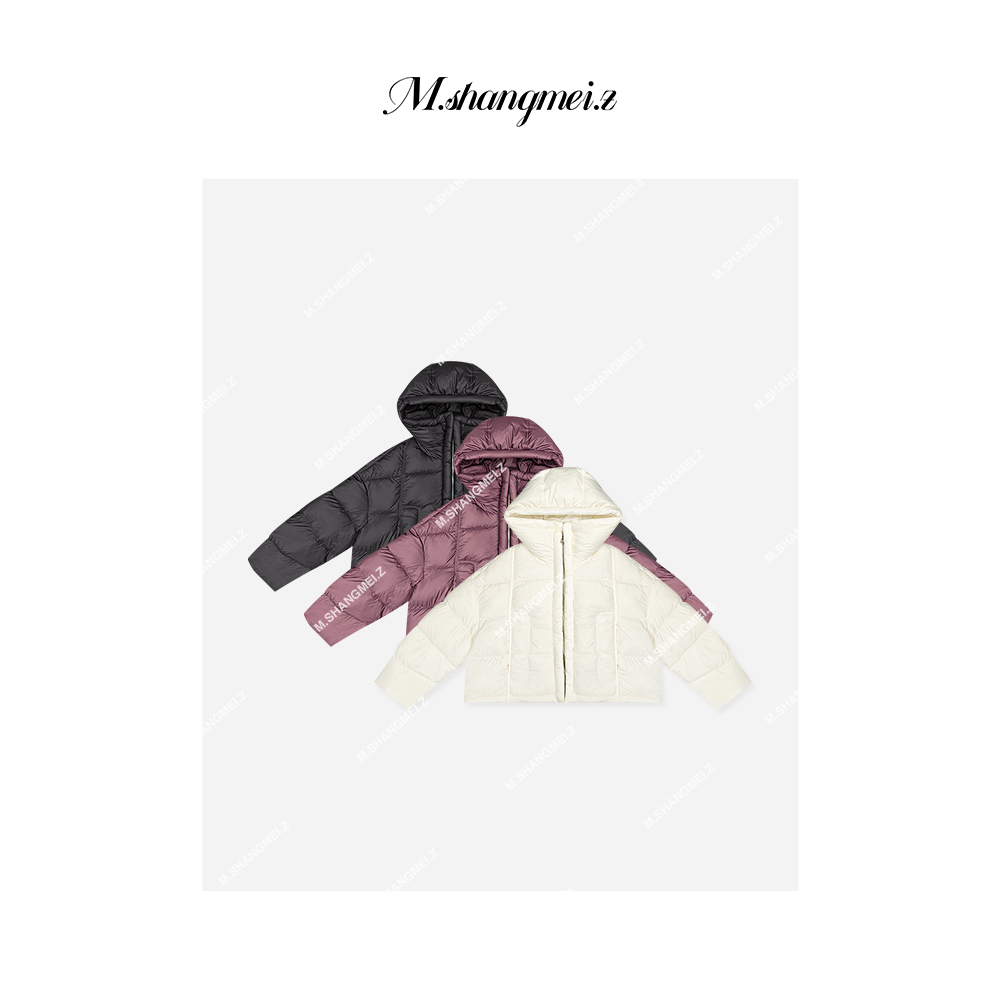M.SHANGMEI.Z/沐熙【爱死美大哥】保暖时尚加厚连帽羽绒服X101044
