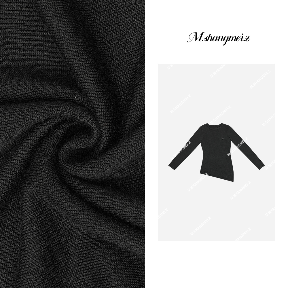 M.SHANGMEI.Z/沐熙【不挑人】美大哥时尚小爱心不规则羊毛衫X080791