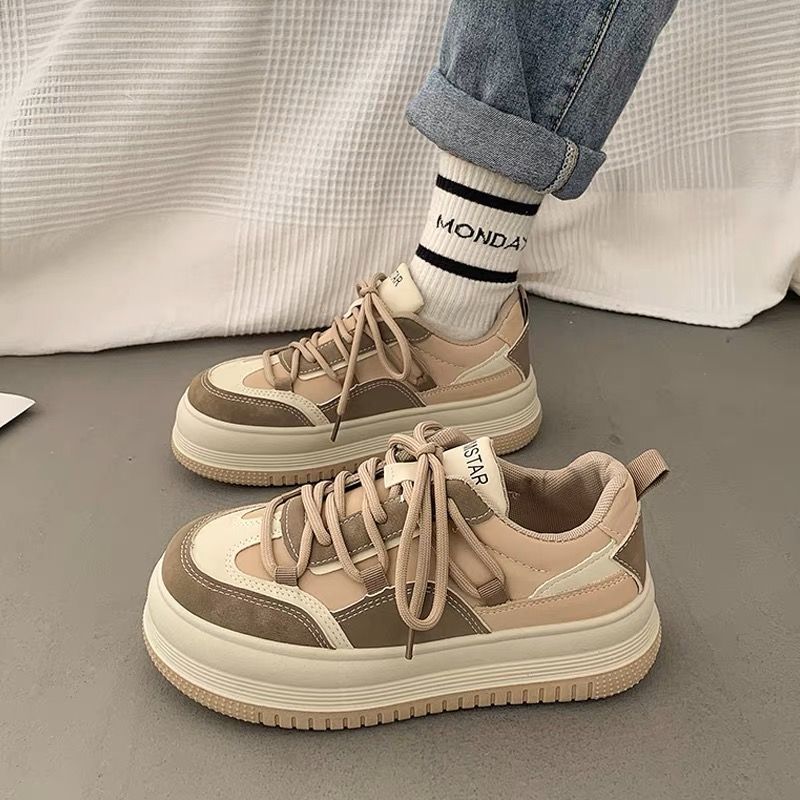 秋冬季回力休闲鞋小众鞋子女时尚港风韩版厚底圆头网红运动鞋ins