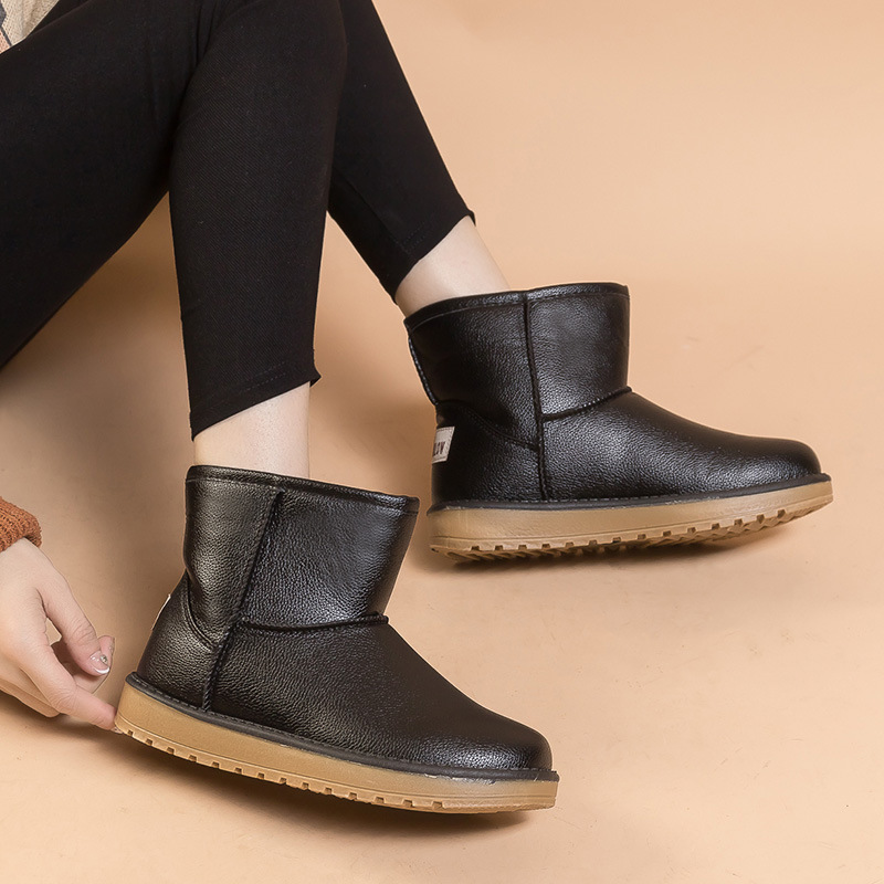 秋冬季回力休闲鞋雪地靴女鞋新款经典时尚抗寒加绒加厚厚底妈妈鞋