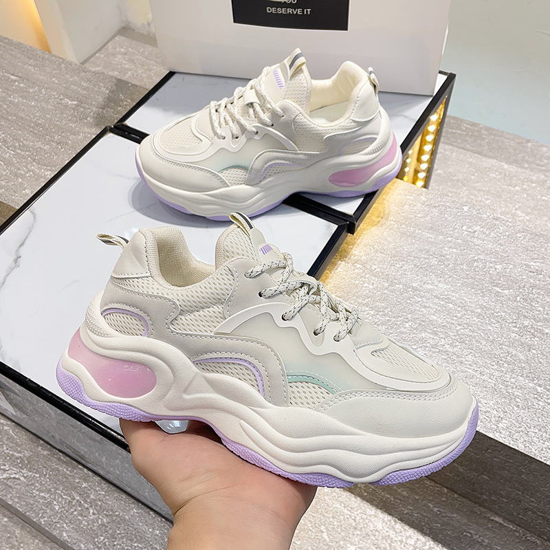 秋冬季回力休闲鞋网红时尚运动鞋女高街学生百搭厚底老爹鞋女ins