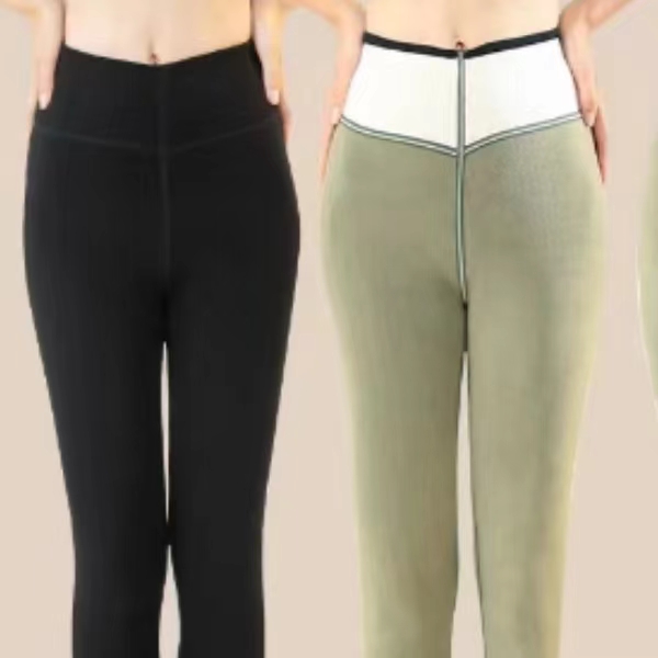 B--23新款加厚修身加绒高腰小黑裤秋冬400克左右女款可外穿打底裤