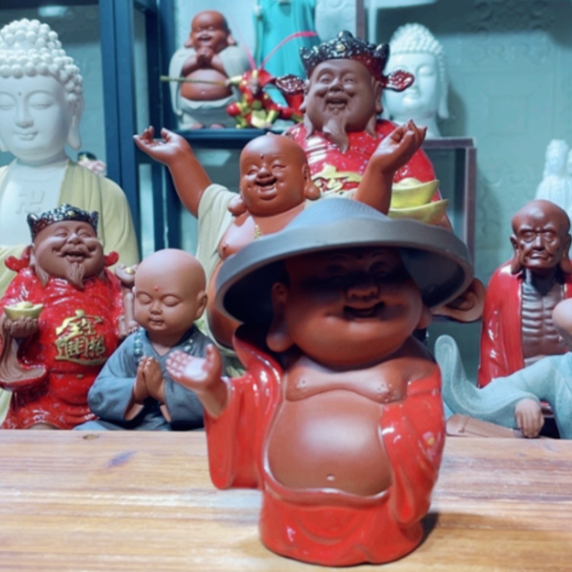 【闪购商品】紫砂人物