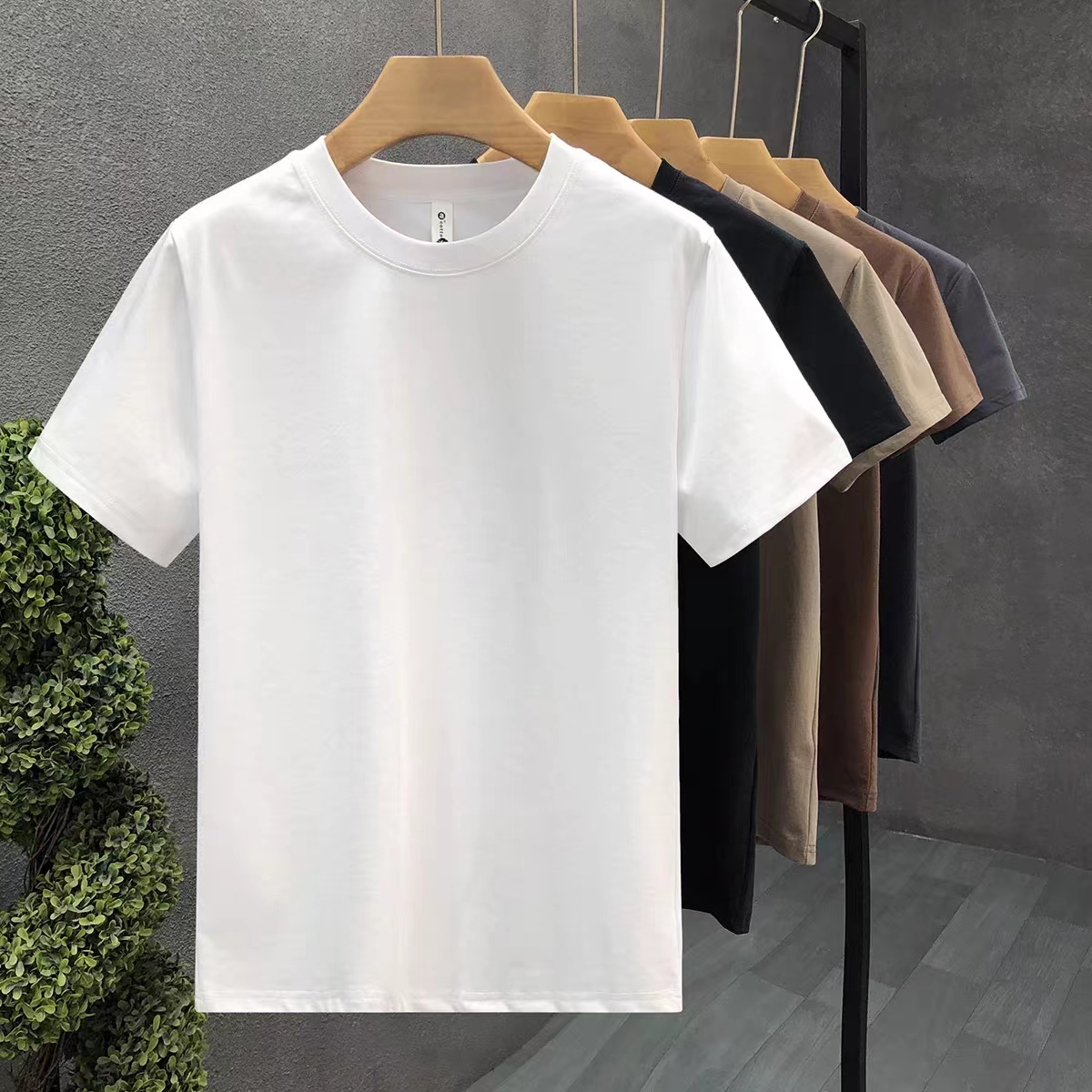 CD928男士T恤夏季休闲简约时尚舒适百搭圆领短袖【直播间链接】
