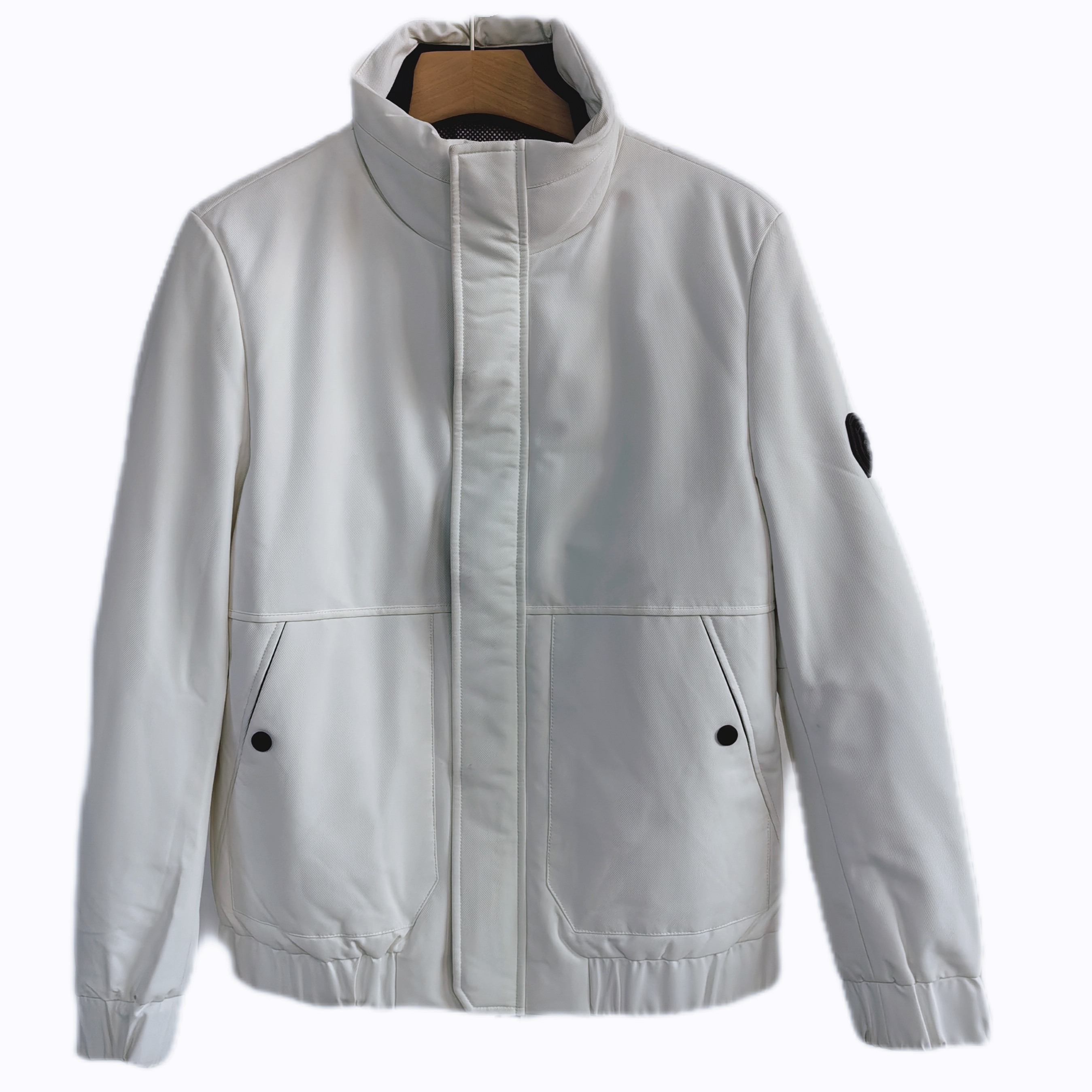 BS2620男士秋冬短款羽绒服休闲简约百搭保暖白色立领羽绒服外套