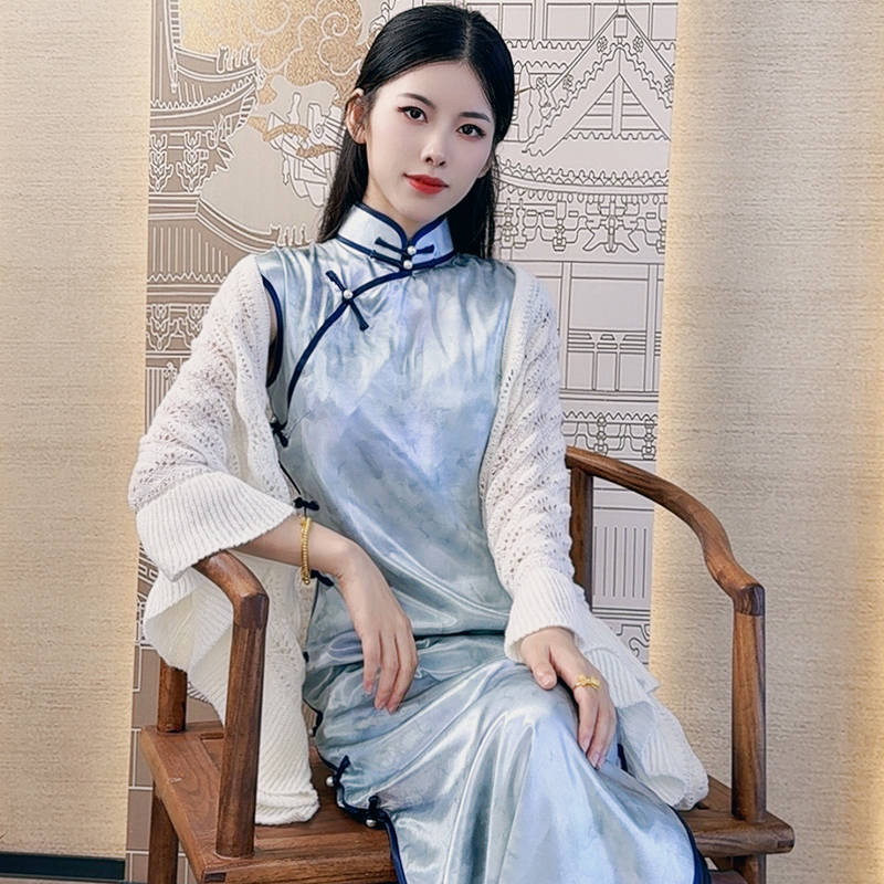 【荷叶披肩】百搭旗袍大披肩米白黑色春秋三角披肩风波西米亚流苏