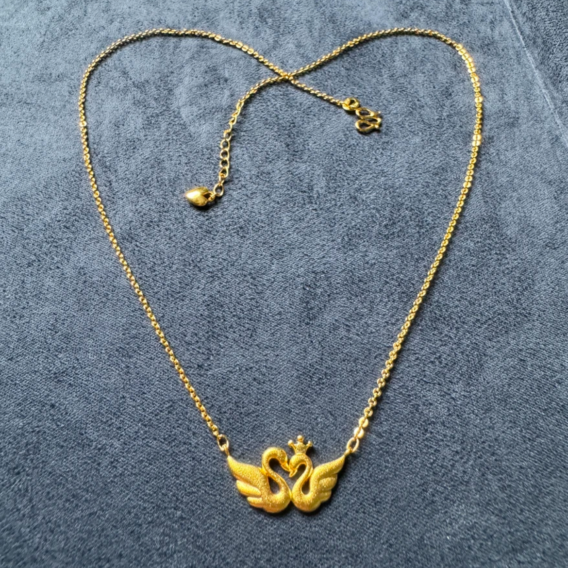 铜合金项链 柜柜同款洋气轻奢网红时尚ins大气久不掉色小天鹅项链